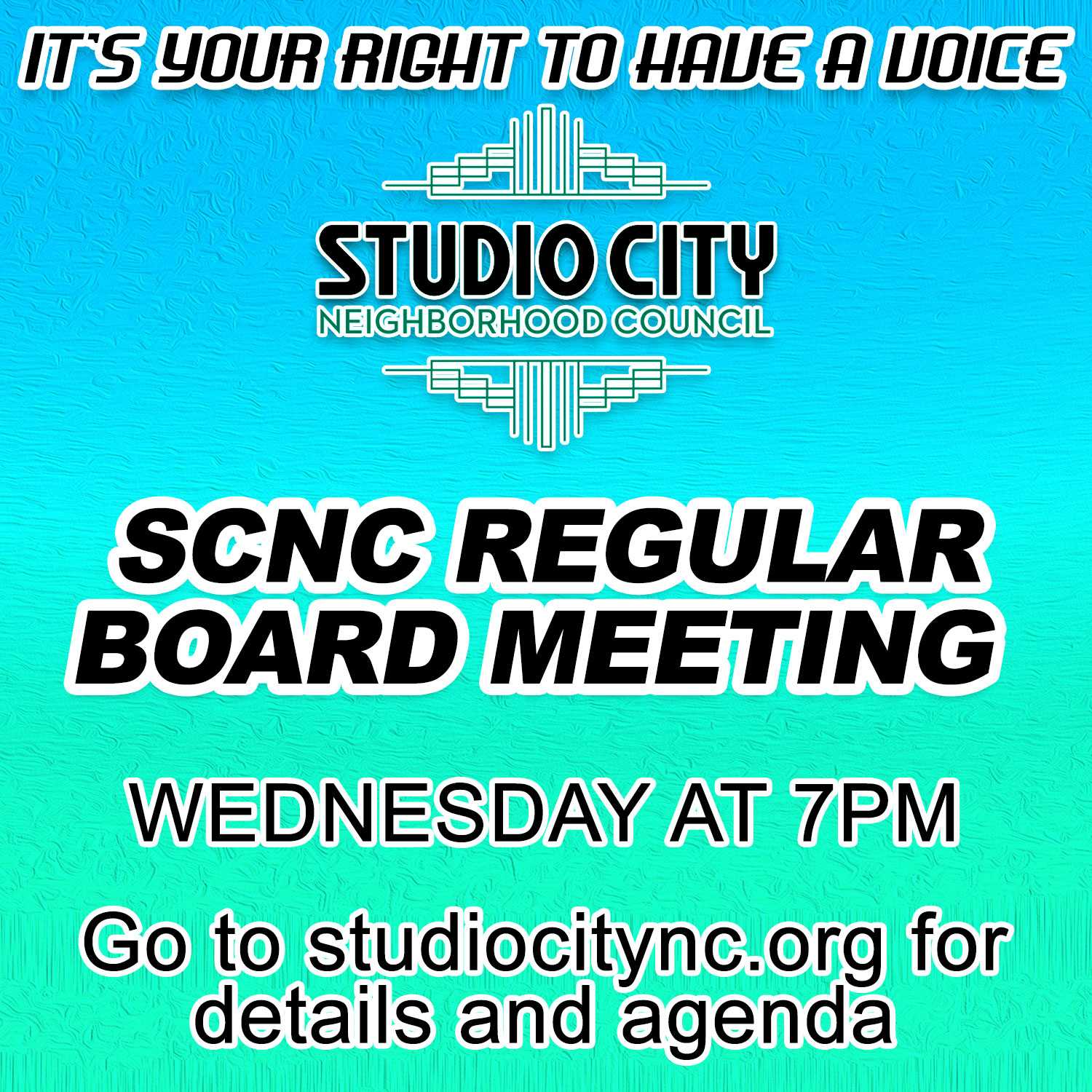 SCNC Board Meeting Wednesday 10/19/22