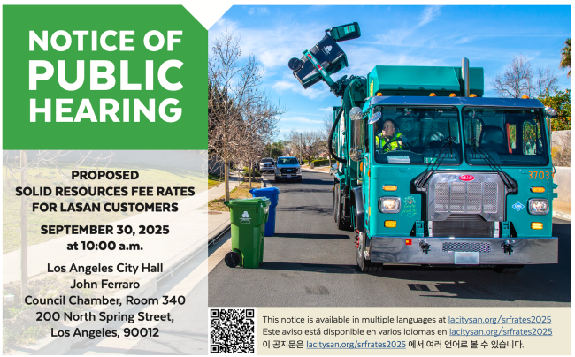 Public Hearing:  Proposed Garbage Rate Hike