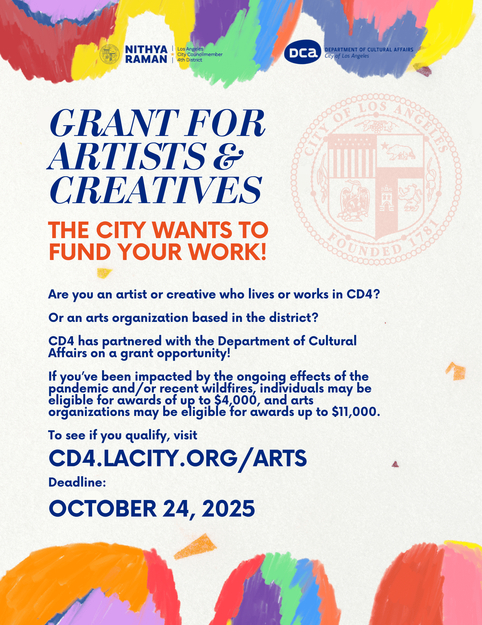 CD4 Arts Grant