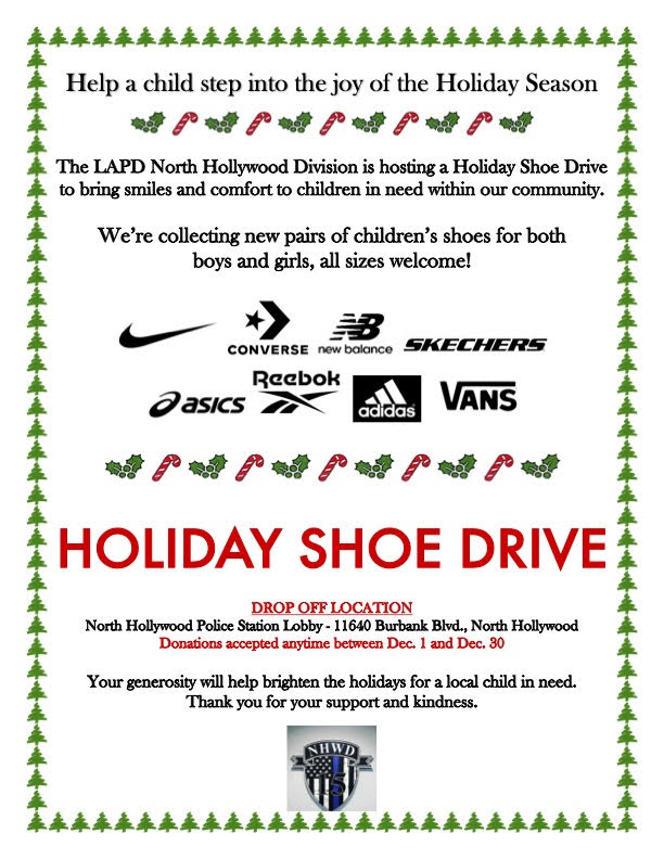 Holiday Shoe Drive