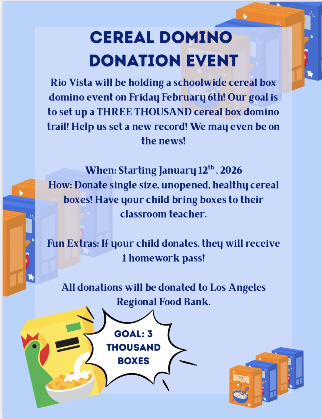 Rio Vista Cereal Dominos