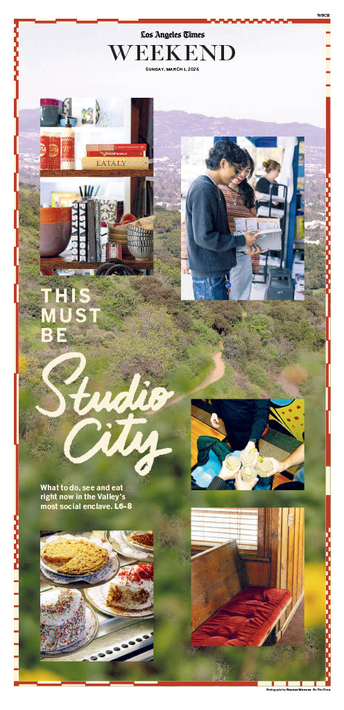 LATimes:    What to do, see and eat in Studio City