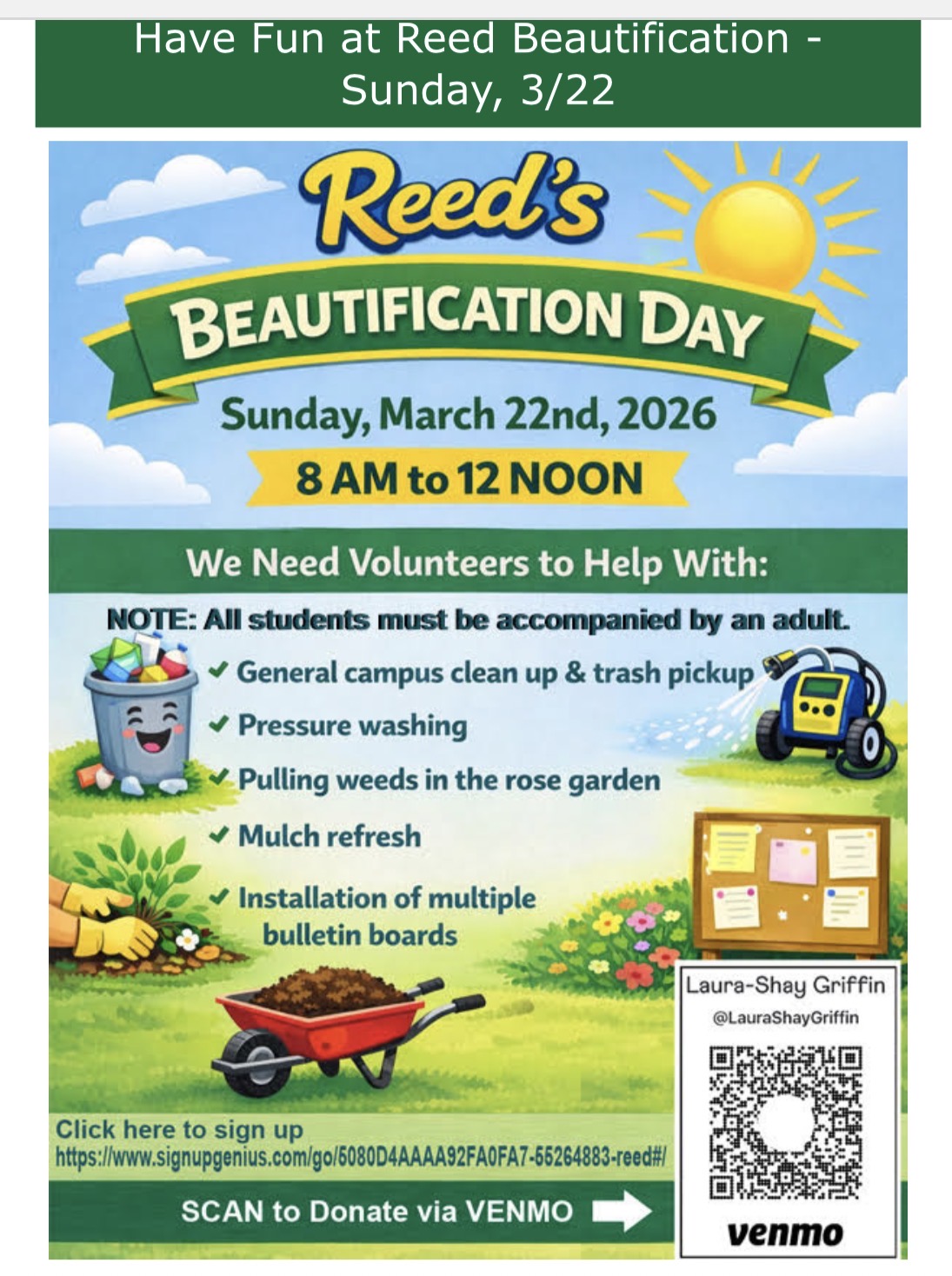 Reed Beautification Day