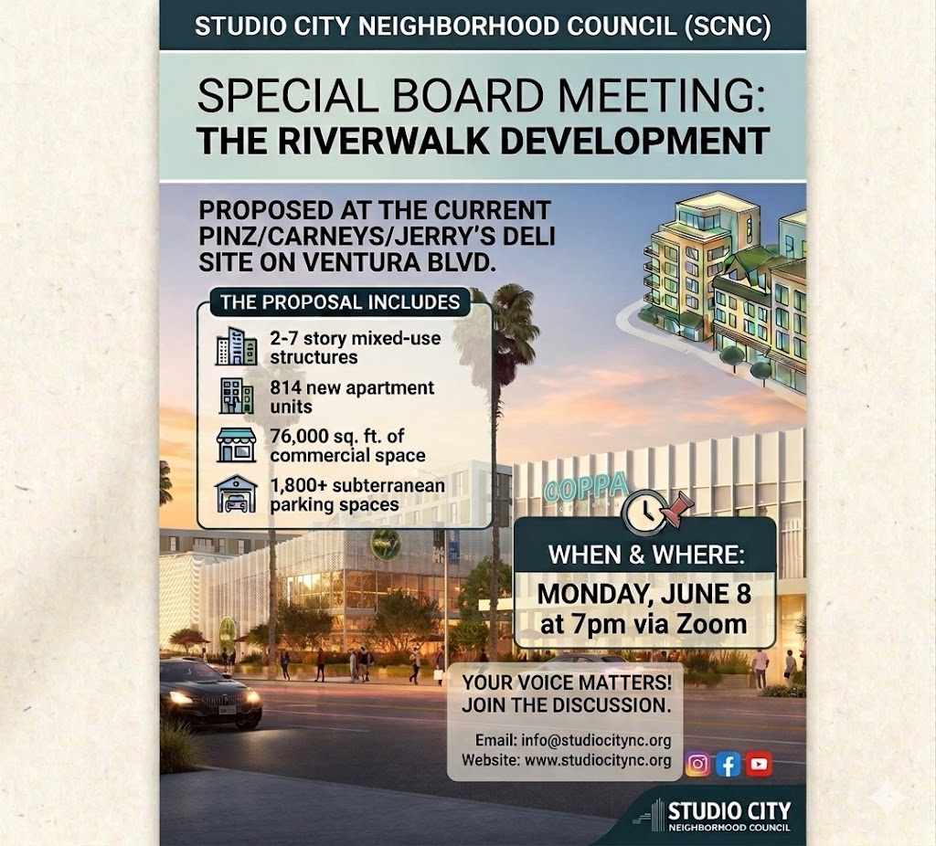 Riverwalk: Special Board Meeting
