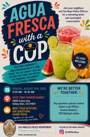 Agua Fresca With a Cop