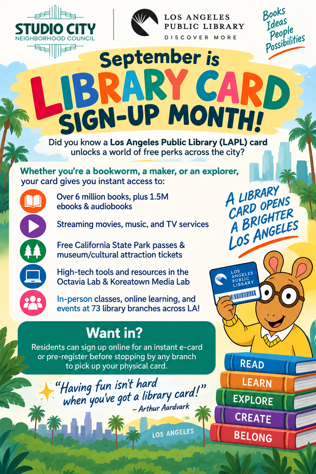 Library Card Month